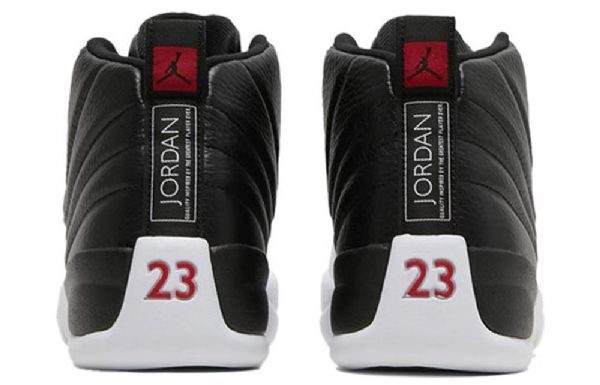 Nike Air Jordan 12 Retro Basketball Shoes Herre Svarte Grå