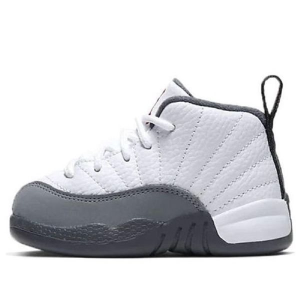 Nike Air Jordan 12 Retro Bt Basketball Shoes Barn Mørke Grå