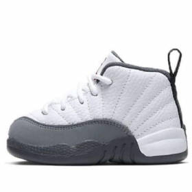 Nike Air Jordan 12 Retro Bt Basketball Shoes Barn Mørke Grå