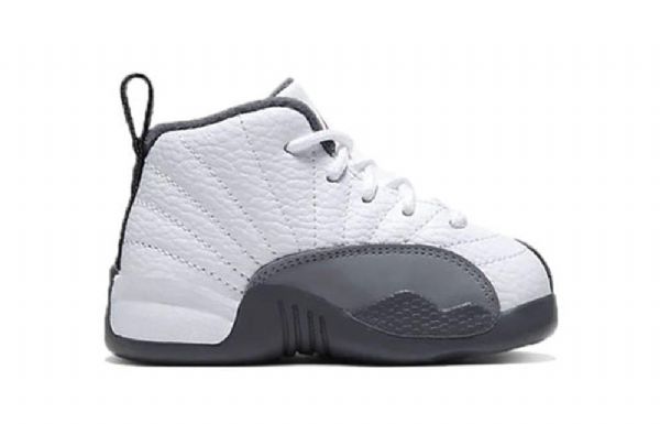 Nike Air Jordan 12 Retro Bt Basketball Shoes Barn Mørke Grå