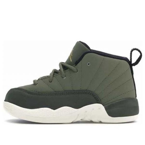 Nike Air Jordan 12 Retro Cp3 Td Sko Barn Armygreen
