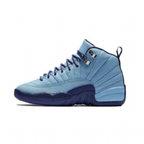 Nike Air Jordan 12 Retro Gg Sko Herre Blå