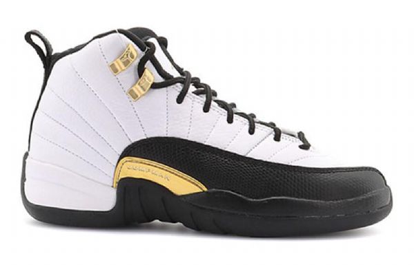 Nike Air Jordan 12 Retro Gs Basketsko Herre Hvite Svarte