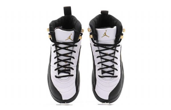 Nike Air Jordan 12 Retro Gs Basketsko Herre Hvite Svarte