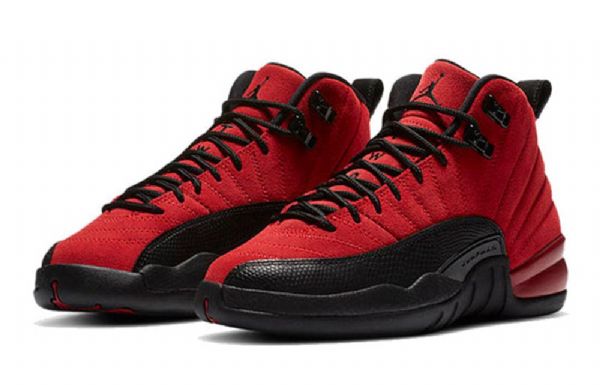 Nike Air Jordan 12 Retro Gs Basketsko Herre Rød Svarte