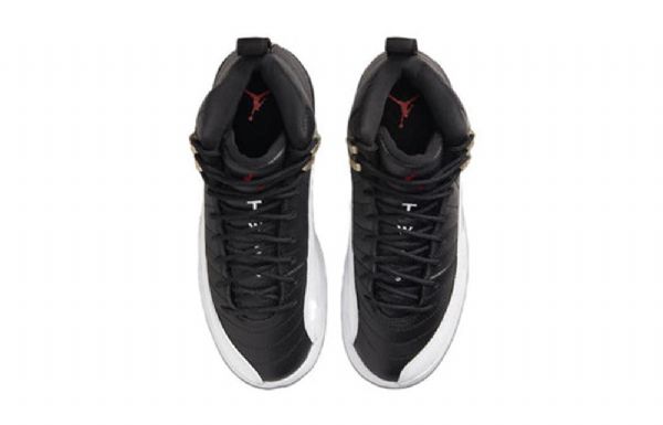 Nike Air Jordan 12 Retro Gs Basketsko Herre Svarte Grå
