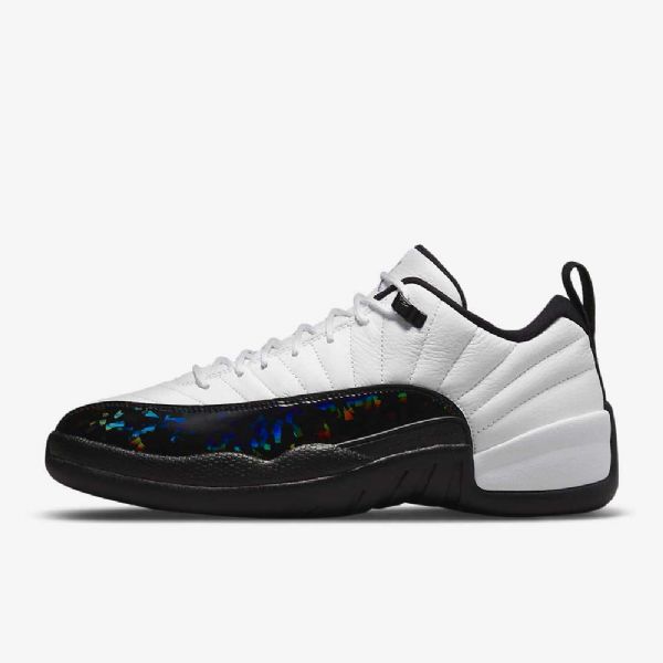 Nike Air Jordan 12 Retro Low Tops Sko Herre Hvite Sølv
