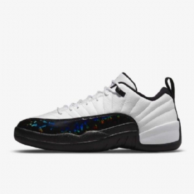 Nike Air Jordan 12 Retro Low Tops Sko Herre Hvite Sølv