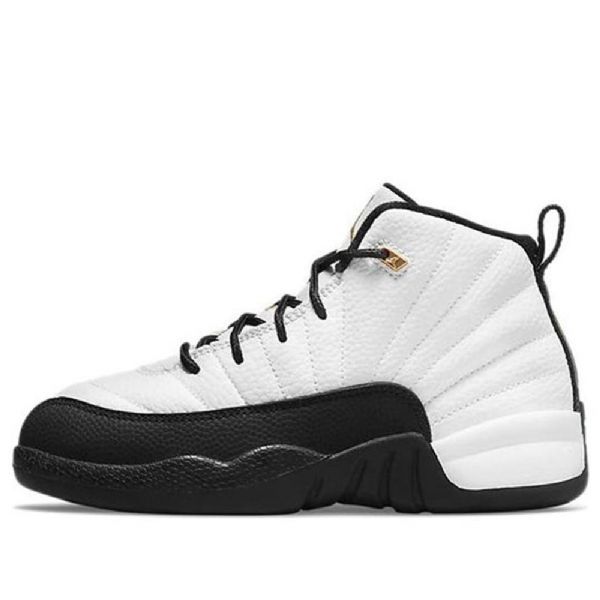 Nike Air Jordan 12 Retro Ps Basketball Shoes Herre Hvite Svarte