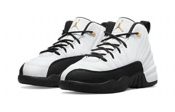 Nike Air Jordan 12 Retro Ps Basketball Shoes Herre Hvite Svarte