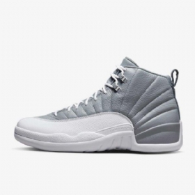 Nike Air Jordan 12 Retro Sko Herre Grå Hvite