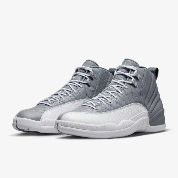 Nike Air Jordan 12 Retro Sko Herre Grå Hvite