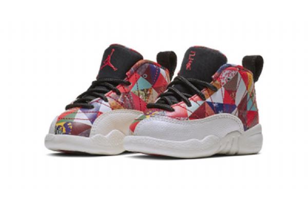 Nike Air Jordan 12 Retro Td Basketball Shoes Barn Multicolor