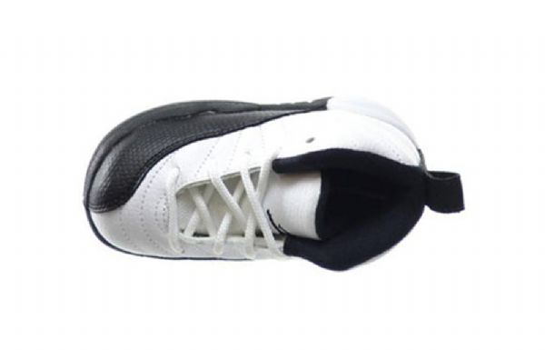 Nike Air Jordan 12 Retro Td Marathon Running Shoes / Sneakers Barn Hvite Svarte