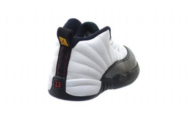 Nike Air Jordan 12 Retro Td Marathon Running Shoes / Sneakers Barn Hvite Svarte