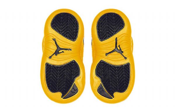 Nike Air Jordan 12 Retro Td Sko Barn Gull