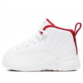 Nike Air Jordan 12 Retro Td Sko Barn Hvite Rød