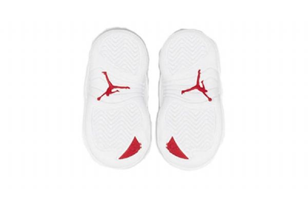 Nike Air Jordan 12 Retro Td Sko Barn Hvite Rød