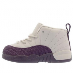 Nike Air Jordan 12 Retro Td Sko Barn Lyse Grå