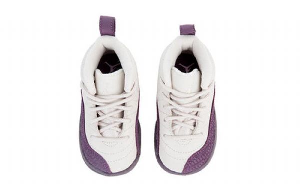 Nike Air Jordan 12 Retro Td Sko Barn Lyse Grå