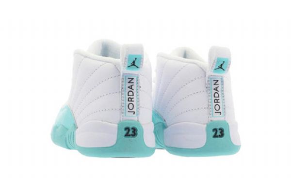 Nike Air Jordan 12 Retro Td Sko Barn Lyse Turkis