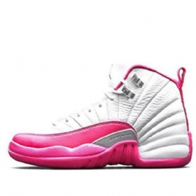 Nike Air Jordan 12 Retro Td Sko Barn Rosa