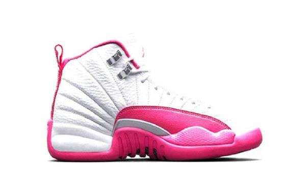 Nike Air Jordan 12 Retro Td Sko Barn Rosa