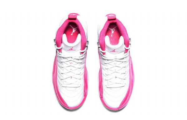 Nike Air Jordan 12 Retro Td Sko Barn Rosa