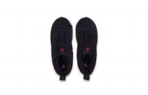 Nike Air Jordan 12 Retro Td Sko Barn Svarte