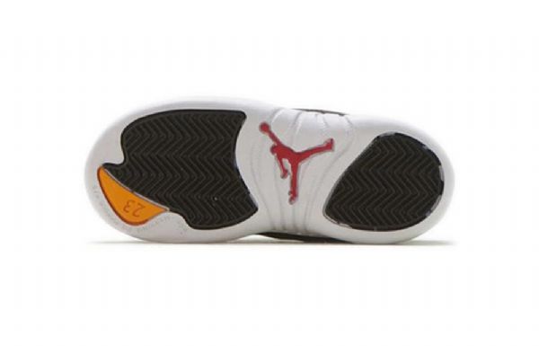Nike Air Jordan 12 Retro Td Sko Barn Svarte