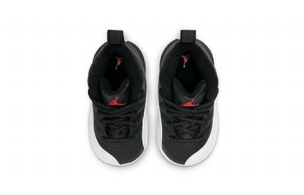 Nike Air Jordan 12 Retro Td Sko Barn Svarte Grå