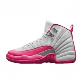 Nike Air Jordan 12 Retro Vivid Sko Herre Rosa Hvite