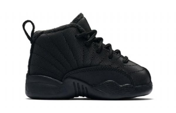 Nike Air Jordan 12 Retro Winterized Td Basketball Shoes Barn Svarte