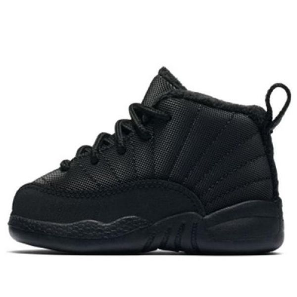 Nike Air Jordan 12 Retro Winterized Td Basketball Shoes Barn Svarte