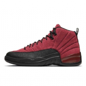 Nike Air Jordan 12 Reverse Flu Game Sko Herre Rød Svarte