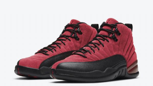Nike Air Jordan 12 Reverse Flu Game Sko Herre Rød Svarte