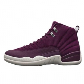 Nike Air Jordan 12 Sko Herre Burgunder