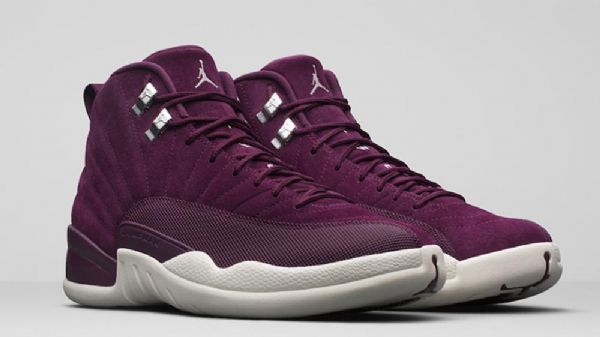 Nike Air Jordan 12 Sko Herre Burgunder
