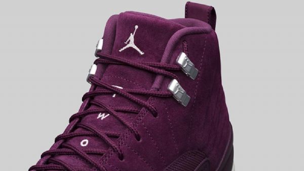 Nike Air Jordan 12 Sko Herre Burgunder