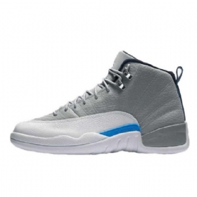 Nike Air Jordan 12 Sko Herre Grå Blå