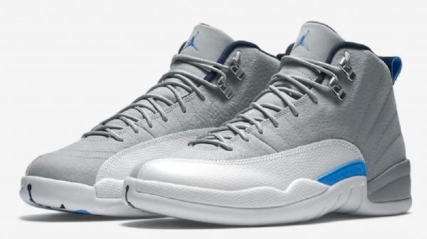 Nike Air Jordan 12 Sko Herre Grå Blå