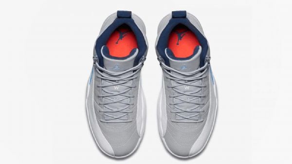 Nike Air Jordan 12 Sko Herre Grå Blå