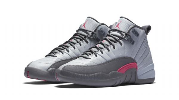 Nike Air Jordan 12 Sko Herre Grå Rosa