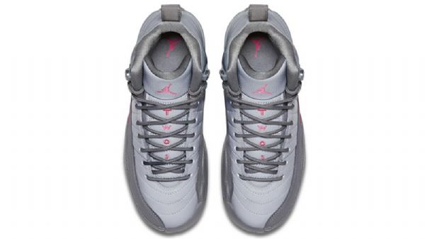 Nike Air Jordan 12 Sko Herre Grå Rosa