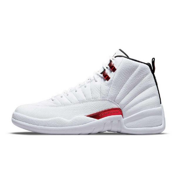 Nike Air Jordan 12 Twist Sko Herre Hvite Rød