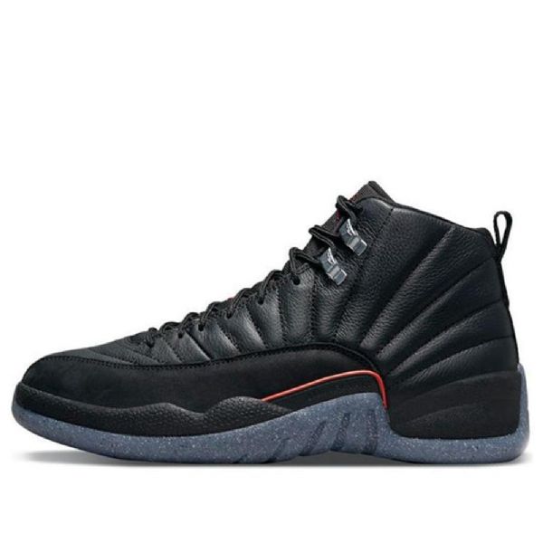 Nike Air Jordan 12 Utility Retro Basketball Shoes Herre Svarte