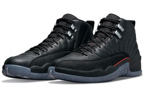 Nike Air Jordan 12 Utility Retro Basketball Shoes Herre Svarte