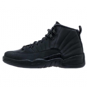 Nike Air Jordan 12 Winterized Sko Herre Svarte