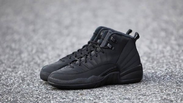 Nike Air Jordan 12 Winterized Sko Herre Svarte