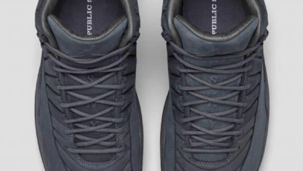 Nike Psny X Air Jordan 12 Sko Herre Mørke Grå